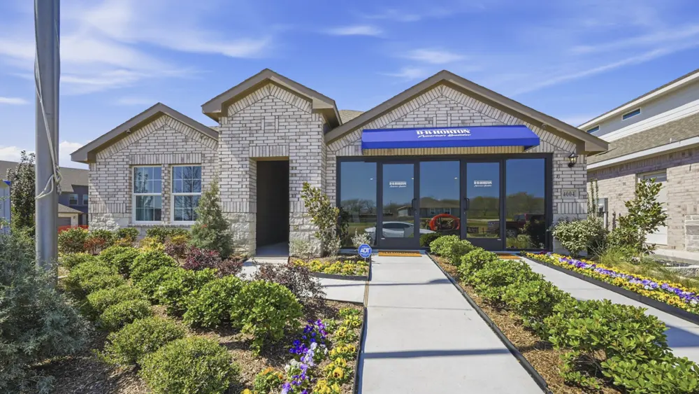 Elgin floor plan at Sanger Circle: front rendering