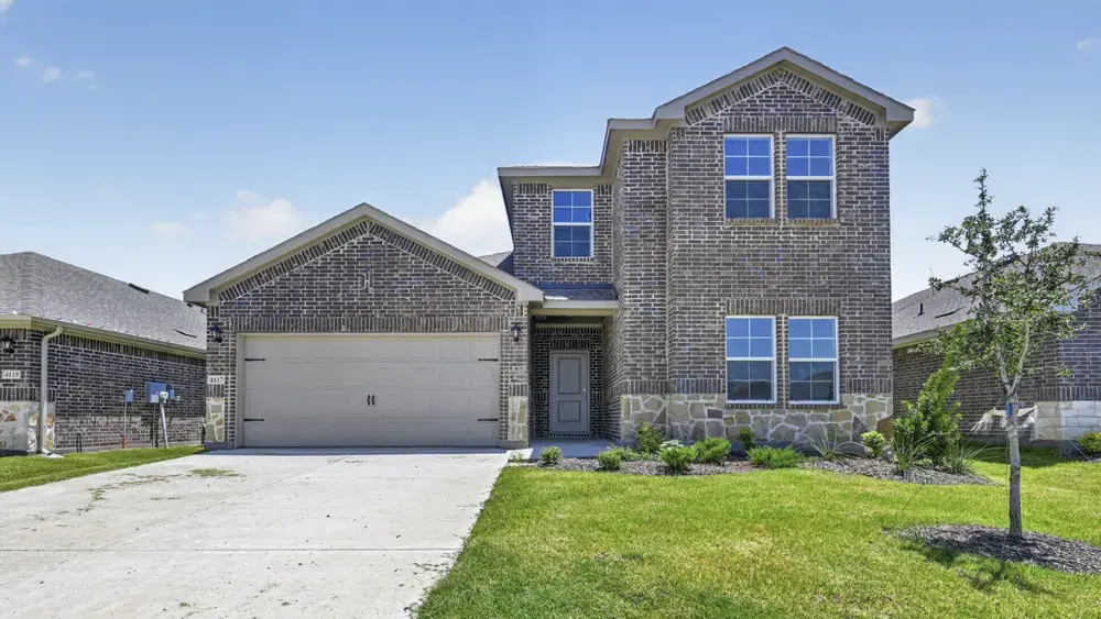 Midland floor plan at Sanger Circle: front rendering