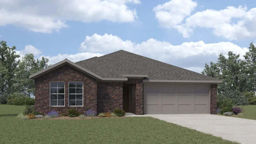 Hale floor plan at Silverado: front rendering