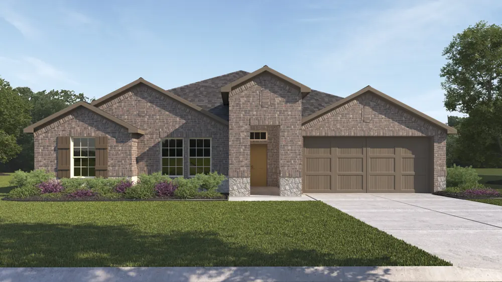Echelon floor plan at Silverado: front rendering