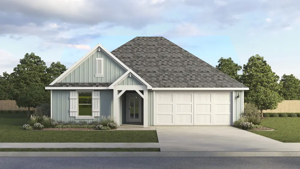 Learjet floor plan at Windrose: front rendering