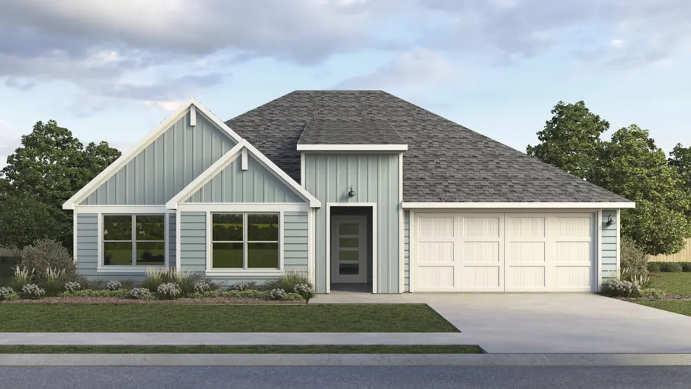 Hangar floor plan at Windrose: front rendering